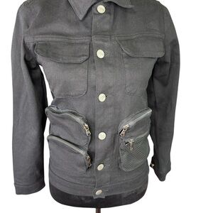 Stylish Black Jean Jacket for Kids